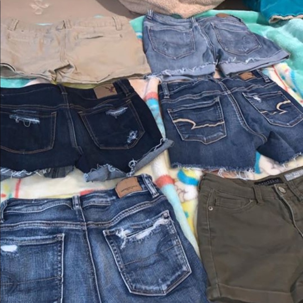 Shorts jeans and tops